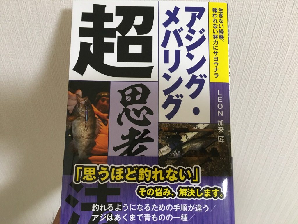 アジング メバリング超思考法 釣りだけにとどまらないオススメ本 子供が寝てる間のイカしたとうちゃんアングラー